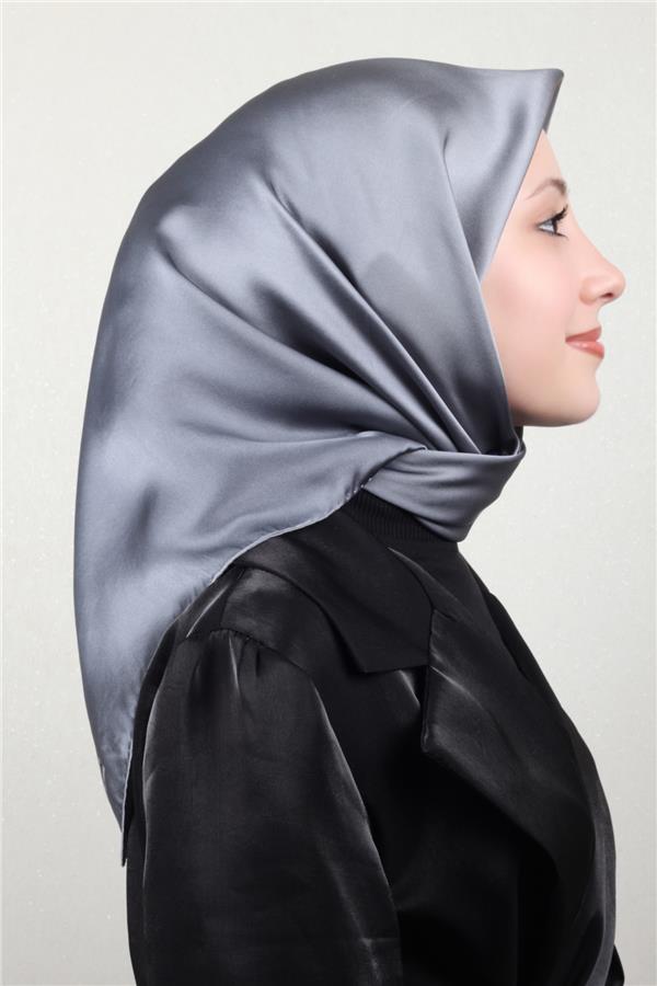 Joyas Degrade İpek Eşarp 4141-4 Gümüş