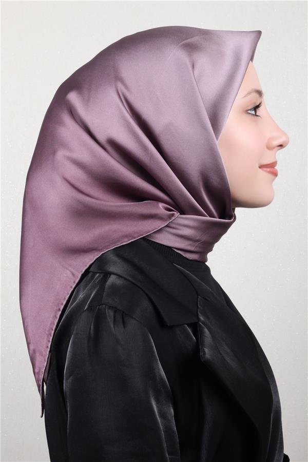 Joyas Degrade İpek Eşarp 4141-7 İncir Moru