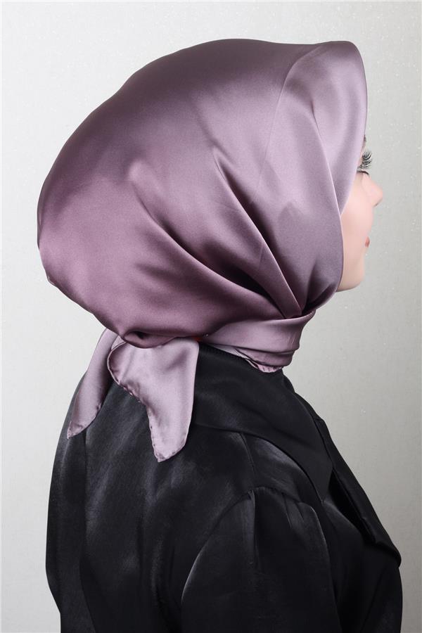 Joyas Degrade İpek Eşarp 4141-7 İncir Moru