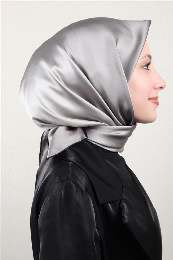 Joyas Degrade İpek Eşarp 4141-8 Füme-Siyah