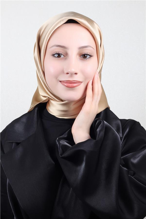 Joyas Degrade İpek Eşarp 4141-9 Gold