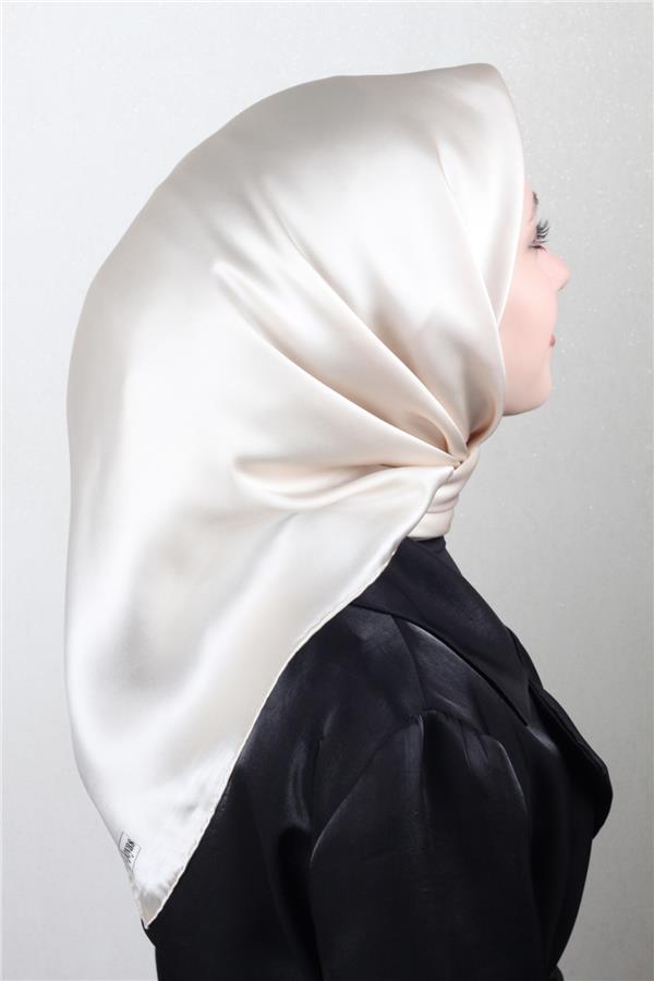 Joyas Düz İpek Eşarp 4142-1 Bej