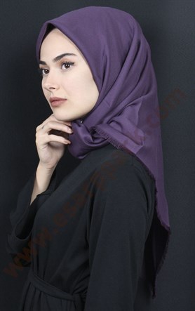 Kışlık Düz Renk Yün Eşarp 11100-1