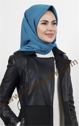 Kışlık Yünlü Düz Renk Eşarp 1750-15