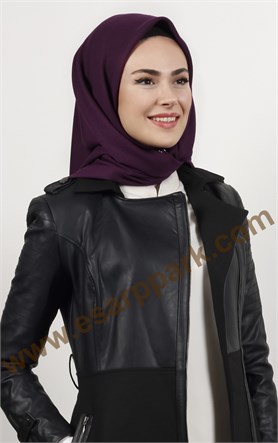 Kışlık Yünlü Düz Renk Eşarp 1750-17