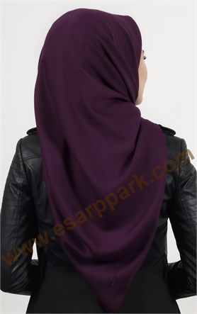 Kışlık Yünlü Düz Renk Eşarp 1750-17