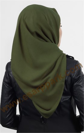 Kışlık Yünlü Düz Renk Eşarp 1750-19