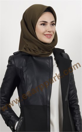 Kışlık Yünlü Düz Renk Eşarp 1750-20