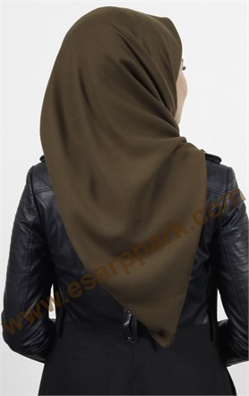 Kışlık Yünlü Düz Renk Eşarp 1750-20