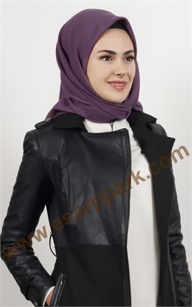 Kışlık Yünlü Düz Renk Eşarp 1750-21