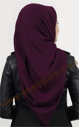 Kışlık Yünlü Düz Renk Eşarp 1750-24