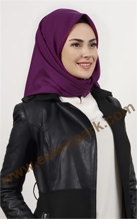 Kışlık Yünlü Düz Renk Eşarp 1750-28