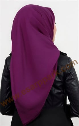 Kışlık Yünlü Düz Renk Eşarp 1750-28