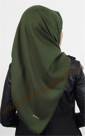 Kışlık Yünlü Düz Renk Eşarp 1750-32