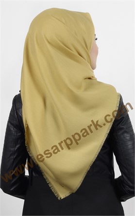 Kışlık Yünlü Düz Renk Eşarp 1750-34