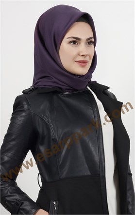 Kışlık Yünlü Düz Renk Eşarp 1750-35