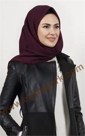 Kışlık Yünlü Düz Renk Eşarp 1750-4