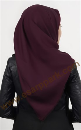 Kışlık Yünlü Düz Renk Eşarp 1750-4