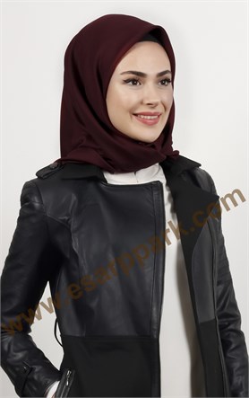 Kışlık Yünlü Düz Renk Eşarp 1750-6