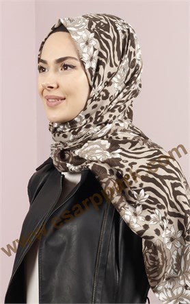 Kışlık Yünlü Şal 5184-1