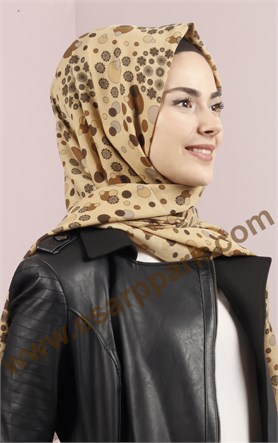 Kışlık Yünlü Şal 5381-11