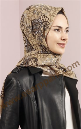 Kışlık Yünlü Şal 5381-18