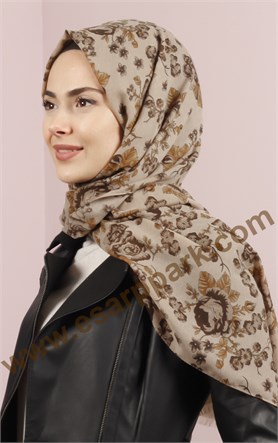 Kışlık Yünlü Şal 5381-19