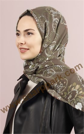 Kışlık Yünlü Şal 5381-23