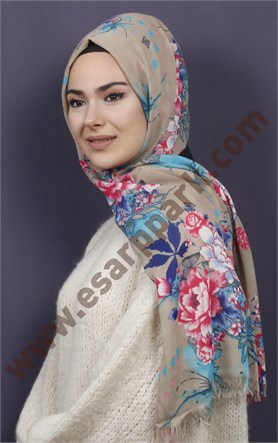 Kışlık Yünlü Şal 5381-42