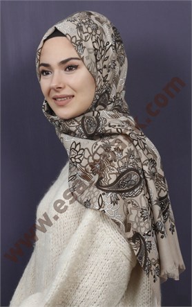 Kışlık Yünlü Şal 5381-48