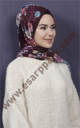 Kışlık Yünlü Şal 5381-55