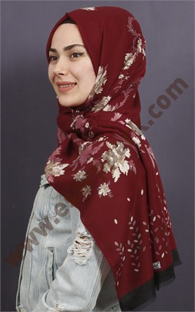 Kışlık Yünlü Şal 5382-12