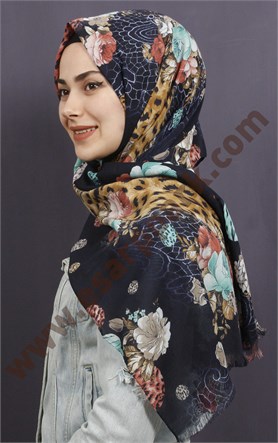 Kışlık Yünlü Şal 5382-2