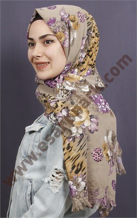 Kışlık Yünlü Şal 5382-3