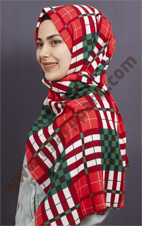 Kışlık Yünlü Şal 5382-6