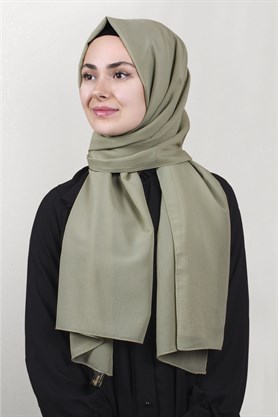 Krep Şal 1449-3 Mint Yeşili