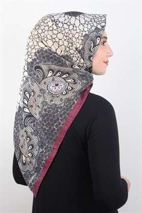 Krep Doşin Anne Eşarbı 1903-5