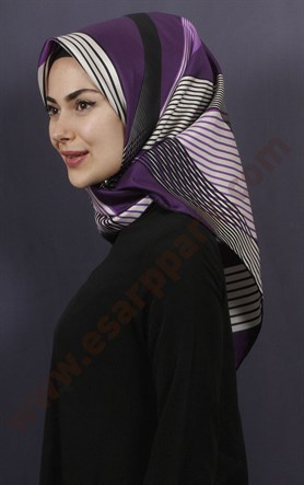 Lavender Tiwil İpek Eşarp 1471-24