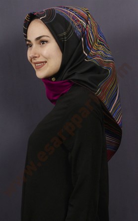 Lavender Tiwil İpek Eşarp 1471-32