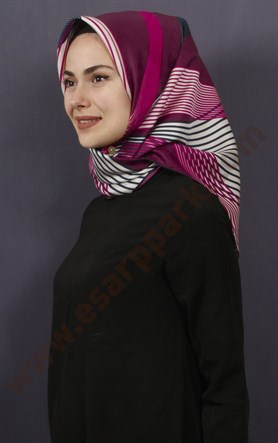 Lavender Tiwil İpek Eşarp 1471-41