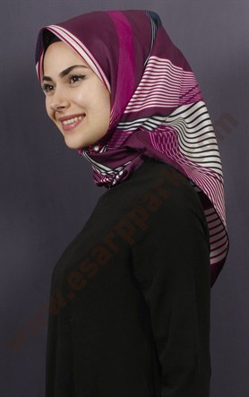 Lavender Tiwil İpek Eşarp 1471-6