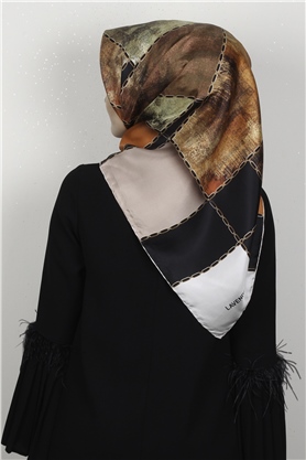 Lavender Twill İpek Eşarp 2345-1 