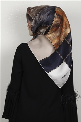 Lavender Twill İpek Eşarp 2345-2 