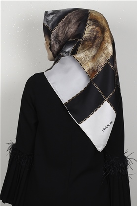 Lavender Twill İpek Eşarp 2345-3