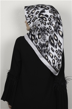 Lavender Twill İpek Eşarp 2346-6