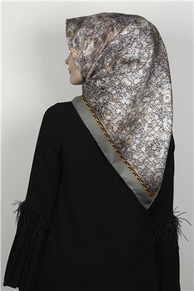 Lavender Twill İpek Eşarp 2537-2