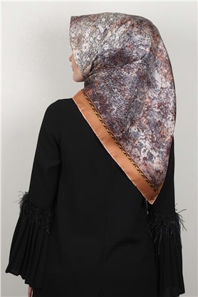 Lavender Twill İpek Eşarp 2537-3