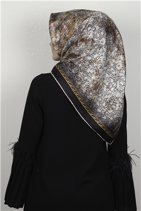 Lavender Twill İpek Eşarp 2537-7