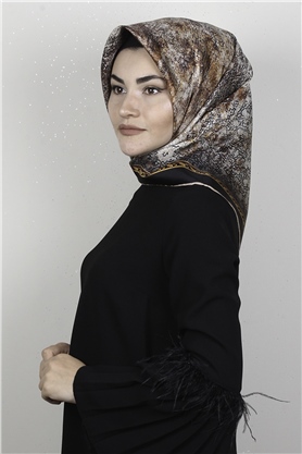 Lavender Twill İpek Eşarp 2537-7