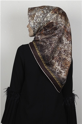 Lavender Twill İpek Eşarp 2537-9